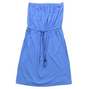 Gap Women Size M Casual Tube Dress Blue Sleeveless